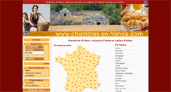 Desktop Screenshot of chambres-en-france.com